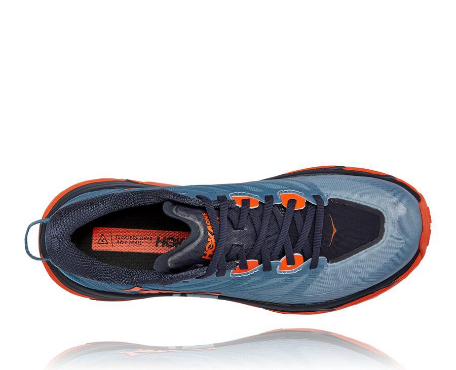 Tenis Hoka One One Trail Hombre Azules - Mafate Speed 3 - FHDK83152